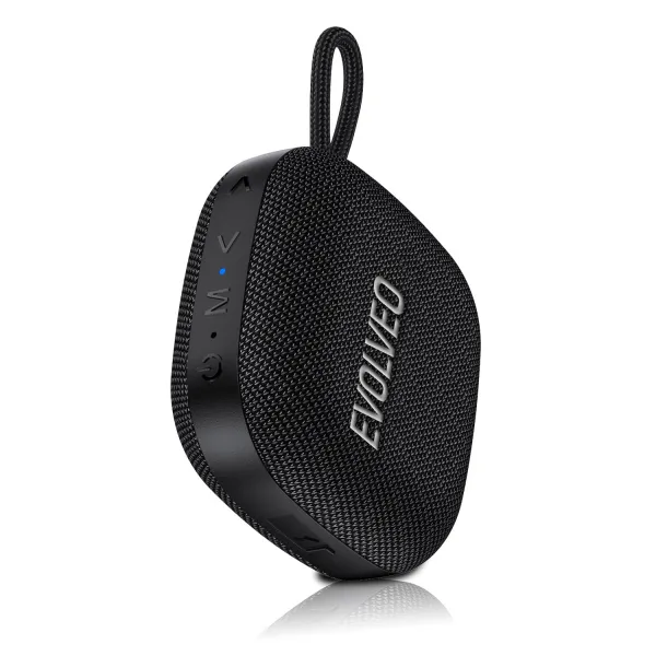 EVOLVEO TopSound, bezdrôtový vodotesný reproduktor bluetooth s rádiom, čierny