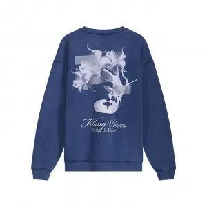 Filling Pieces Sweatshirt Grammophone "Vintage Blue" (422530501236-163)