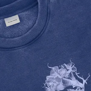 Filling Pieces Sweatshirt Grammophone "Vintage Blue" (422530501236-163)