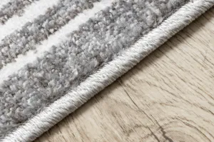 Koberec MATEO 8033/644 grécky, ramka - štrukturálny sivý