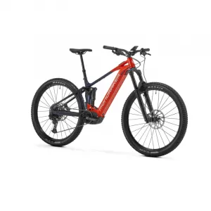 Horský elektrobicykel MONDRAKER Chaser R, flame red midnight blue crystal white