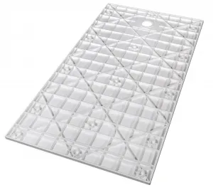 BESCO - Obdĺžniková sprchová vanička VEXO - biela - Farba - Biela, Nožičky k vani - Bez nožičiek, Rozmer A - 120 cm, Rozmer B - 80 cm VEXOOWD1280W