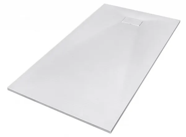 BESCO - Obdĺžniková sprchová vanička VEXO - biela - Farba - Biela, Nožičky k vani - Bez nožičiek, Rozmer A - 120 cm, Rozmer B - 80 cm VEXOOWD1280W