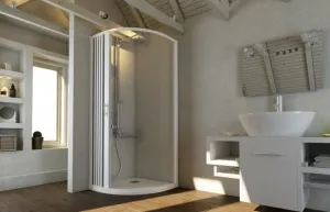 FORTE - Sprchová zástena FLEX - LUNA NEW - Rozmer A - 90, Rozmer B - 90, Rozmer C - 185, Typ otvárania - Zatváranie na stranu OLBBXF140001