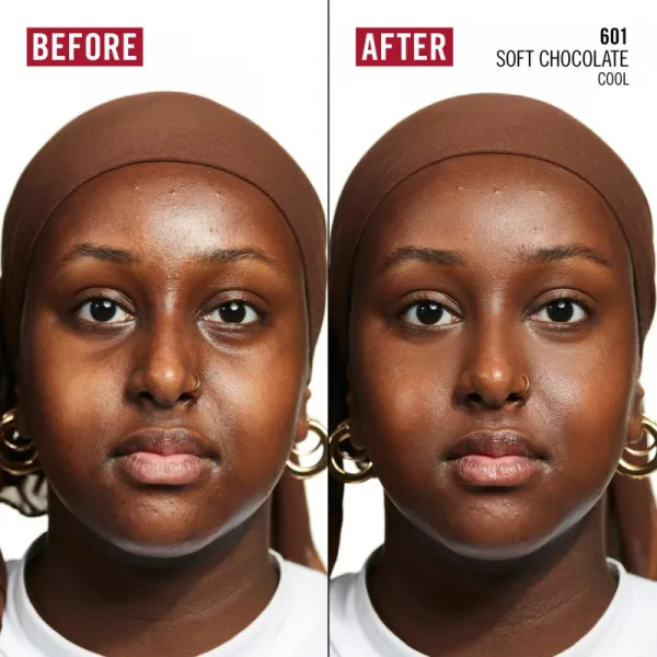 Rimmel Kind & Free Glow It Up ľahký hydratačný make-up odtieň 601 Soft Chocolate 30 ml