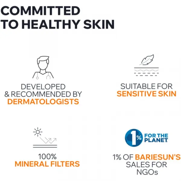 Uriage Bariésun Mineral Stick SPF 50+ minerálna ochranná tyčinka na citlivé miesta SPF 50+ 18 g