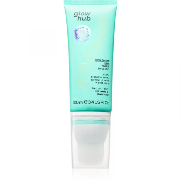 Glow Hub Glow Giver exfoliačná maska pre rozjasnenie pleti 100 ml