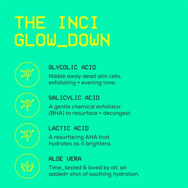 Glow Hub Glow Giver exfoliačná maska pre rozjasnenie pleti 100 ml