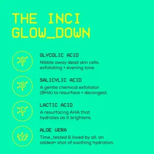 Glow Hub Glow Giver exfoliačná maska pre rozjasnenie pleti 100 ml