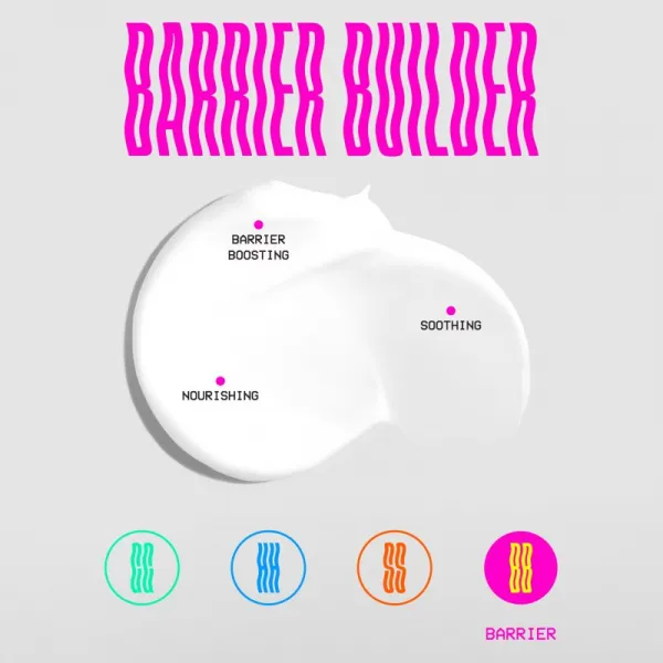 Glow Hub Barrier Builder hydratačná pleťová maska pre obnovu kožnej bariéry 100 ml