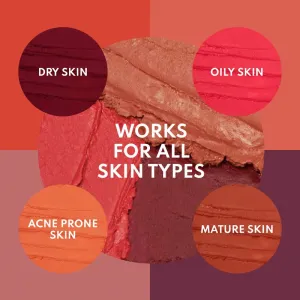 Danessa Myricks Beauty Yummy Skin Blurring Balm Powder Flushed tónovací balzam na pery a líca odtieň Grape Soda 6 g