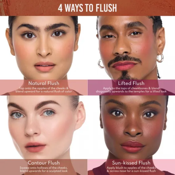 Danessa Myricks Beauty Yummy Skin Blurring Balm Powder Flushed tónovací balzam na pery a líca odtieň Grape Soda 6 g