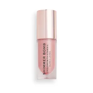 Makeup Revolution Shimmer Bomb trblietavý lesk na pery odtieň Glimmer 4.6 ml