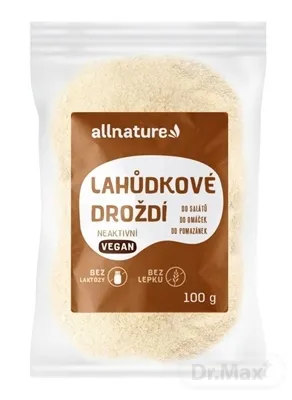 Allnature Lahôdkove Droždie Neaktívne 100g
