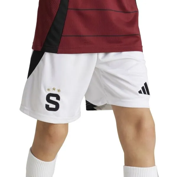 adidas SPARTA PRAGUE 24/25 HOME SHORTS KIDS Detské kraťasy, biela, veľkosť