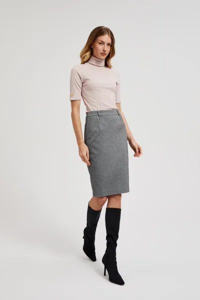 Marisse Women's Skirt Z-Sc-4503 Grey