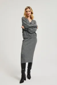 Marisse Women's Skirt Z-Sc-4500 Grey Mel