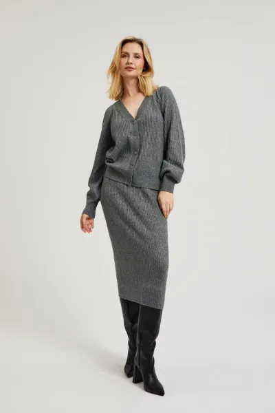 Marisse Women's Skirt Z-Sc-4500 Grey Mel