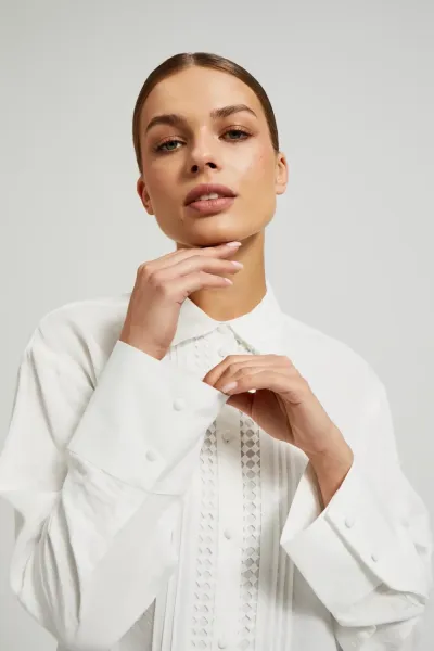Marisse Women's Shirt Z-Ko-4528 White