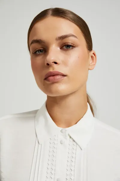 Marisse Women's Shirt Z-Ko-4528 White