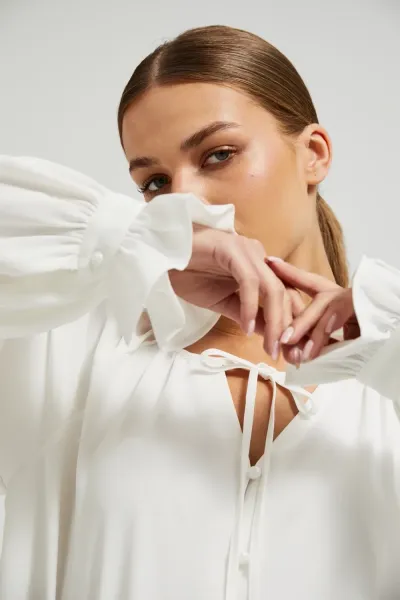 Marisse Women's Shirt Z-Ko-4521 Off White