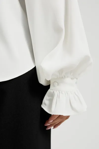 Marisse Women's Shirt Z-Ko-4521 Off White