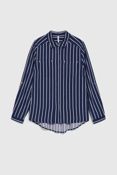 Marisse Women's Shirt Z-Ko-4515 Navy
