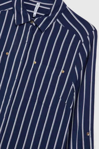 Marisse Women's Shirt Z-Ko-4515 Navy