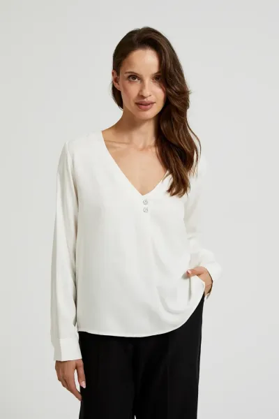 Marisse Women's Shirt Z-Ko-4512 Off White
