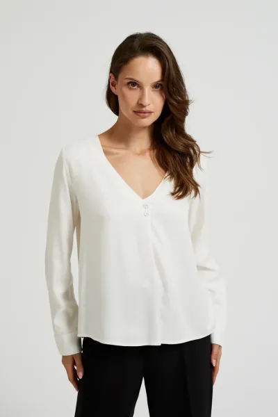Marisse Women's Shirt Z-Ko-4512 Off White