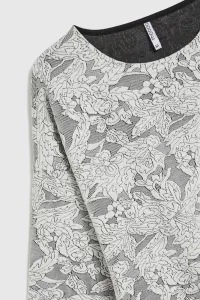Marisse Women's Sweatshirt Z-Bl-4508 Black_White