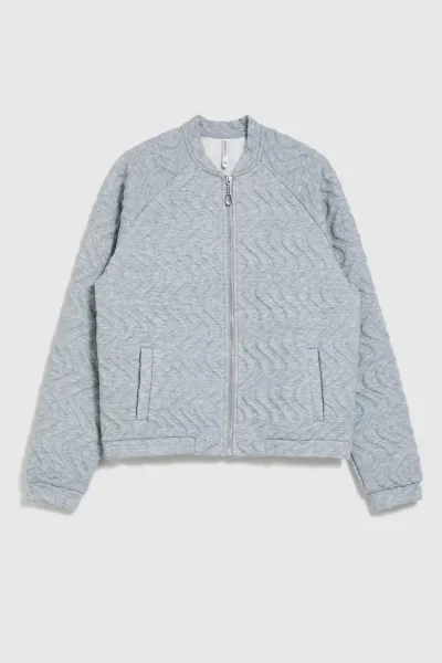 Marisse Women's Sweatshirt Z-Bl-4506 L.Grey