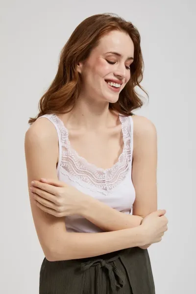 Marisse Women's Blouse L-Ts-4385 White