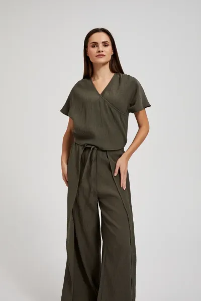 Marisse Women's Shirt L-Ko-4365 D.Olive