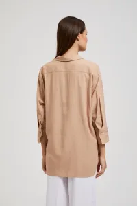 Marisse Women's Shirt L-Ko-4349 Coffee