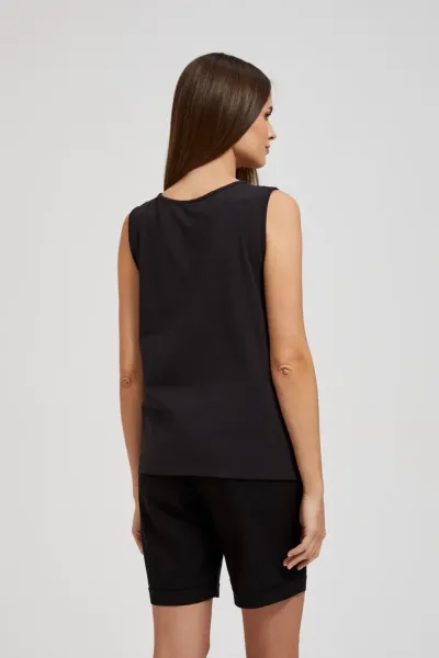 Marisse Women's Blouse L-Ts-4429 Black