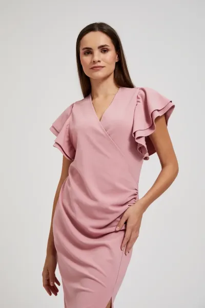 Marisse Women's Dress L-Su-4322 Dusty Pink