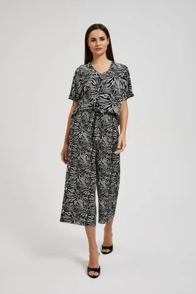 Marisse Women's Trousers L-Sp-4338 Black