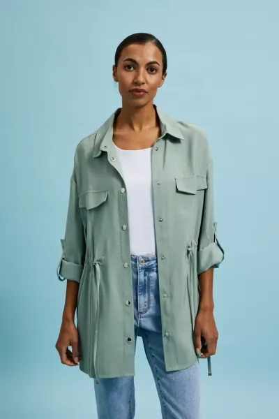 Marisse Women's Jacket L-Ku-4315 Olive