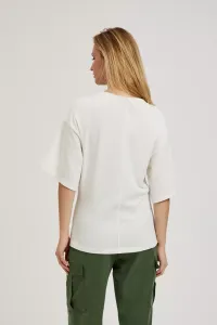 Marisse Women's Blouse L-Ts-4338 Off White