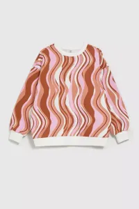 Marisse Women's Sweatshirt L-Bl-4314 L.Brown