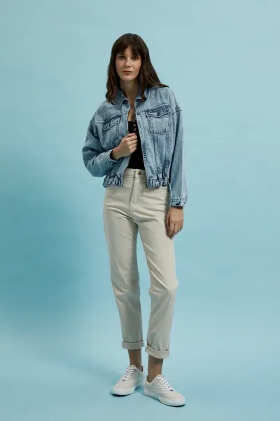 Marisse Women's Jacket L-Ku-4319 L.Blue