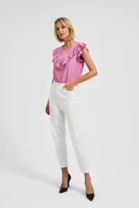 Marisse Women's Blouse L-Ts-4347 D.Pink
