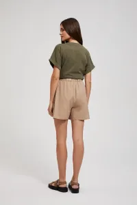 Marisse Women's Shorts L-Sh-4313 Coffee
