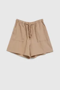 Marisse Women's Shorts L-Sh-4313 Coffee