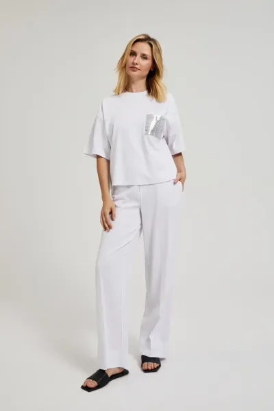 Marisse Women's Blouse L-Ts-4431 White
