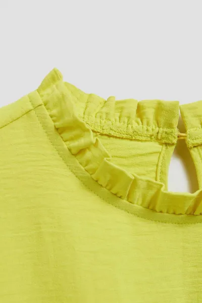 Marisse Plain Lime Shirt