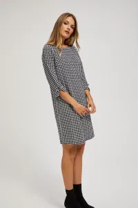 Marisse Black Houndstooth Dress