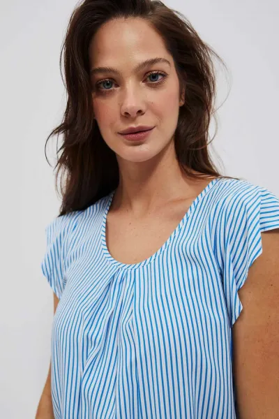 WOMEN'S SHIRT L-KO-4036 BÍLÁ_FRESH BLUE