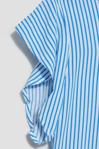 WOMEN'S SHIRT L-KO-4036 BÍLÁ_FRESH BLUE